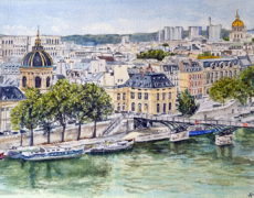 30 Mai – 17Juin . Peintures et Aquarelles “Ici et Ailleurs” par Yumiko Seki. Mairie du 6ème.